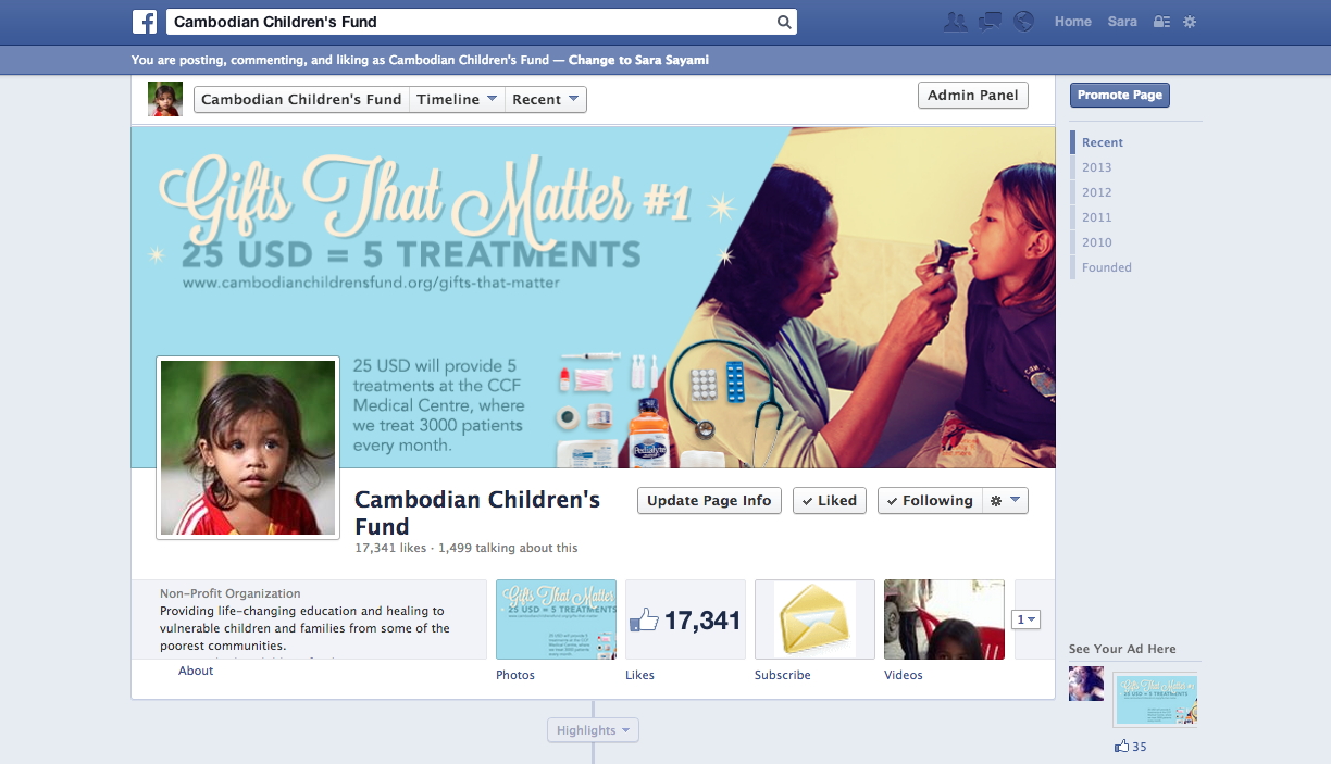 i also designed 11 FB covers for each day we wanted to showcase a new Gift That Matters. 