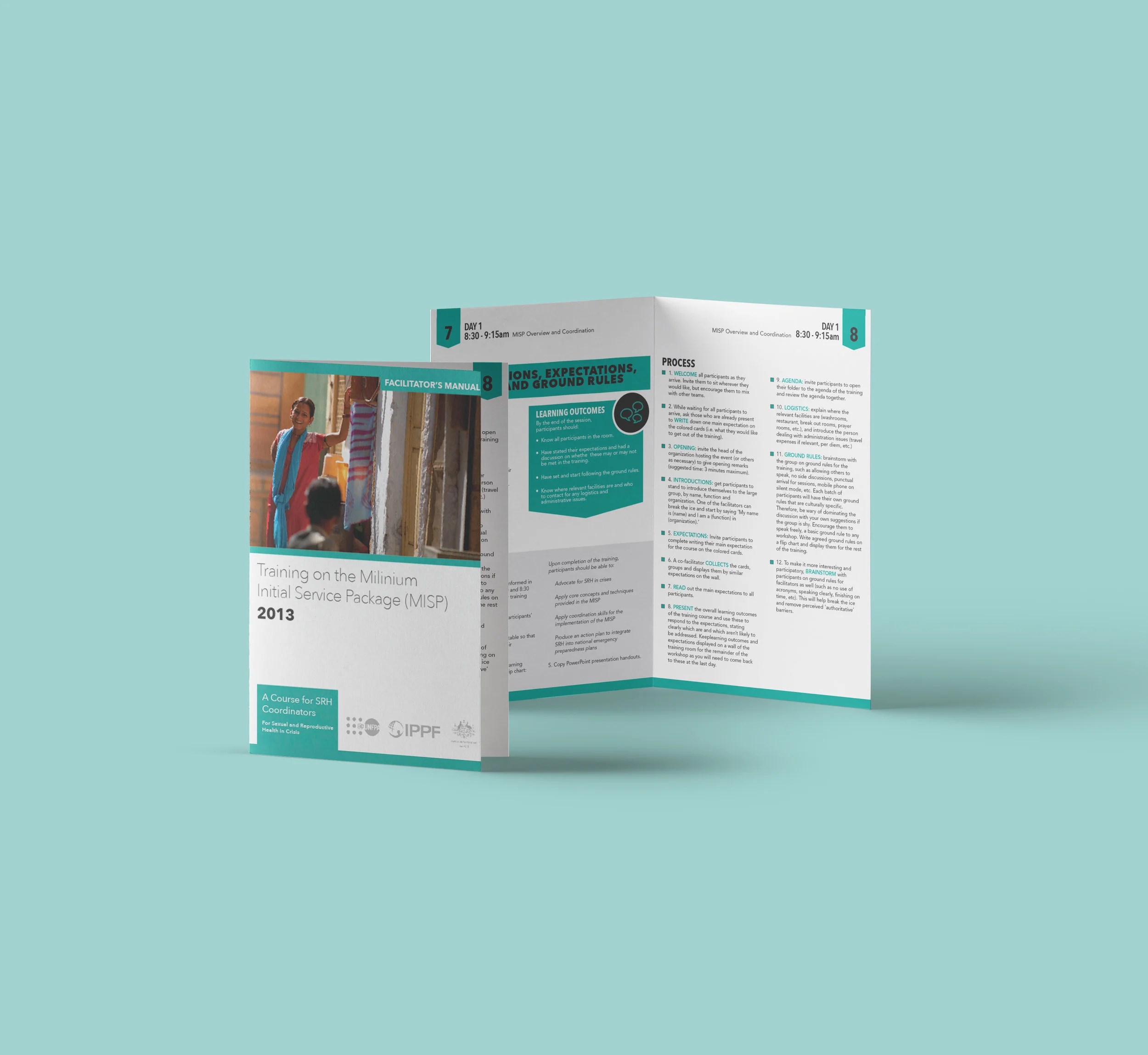 Client SPRINT and UNFP Product Training Manual Booklet Skills Graphic Design, Illustration