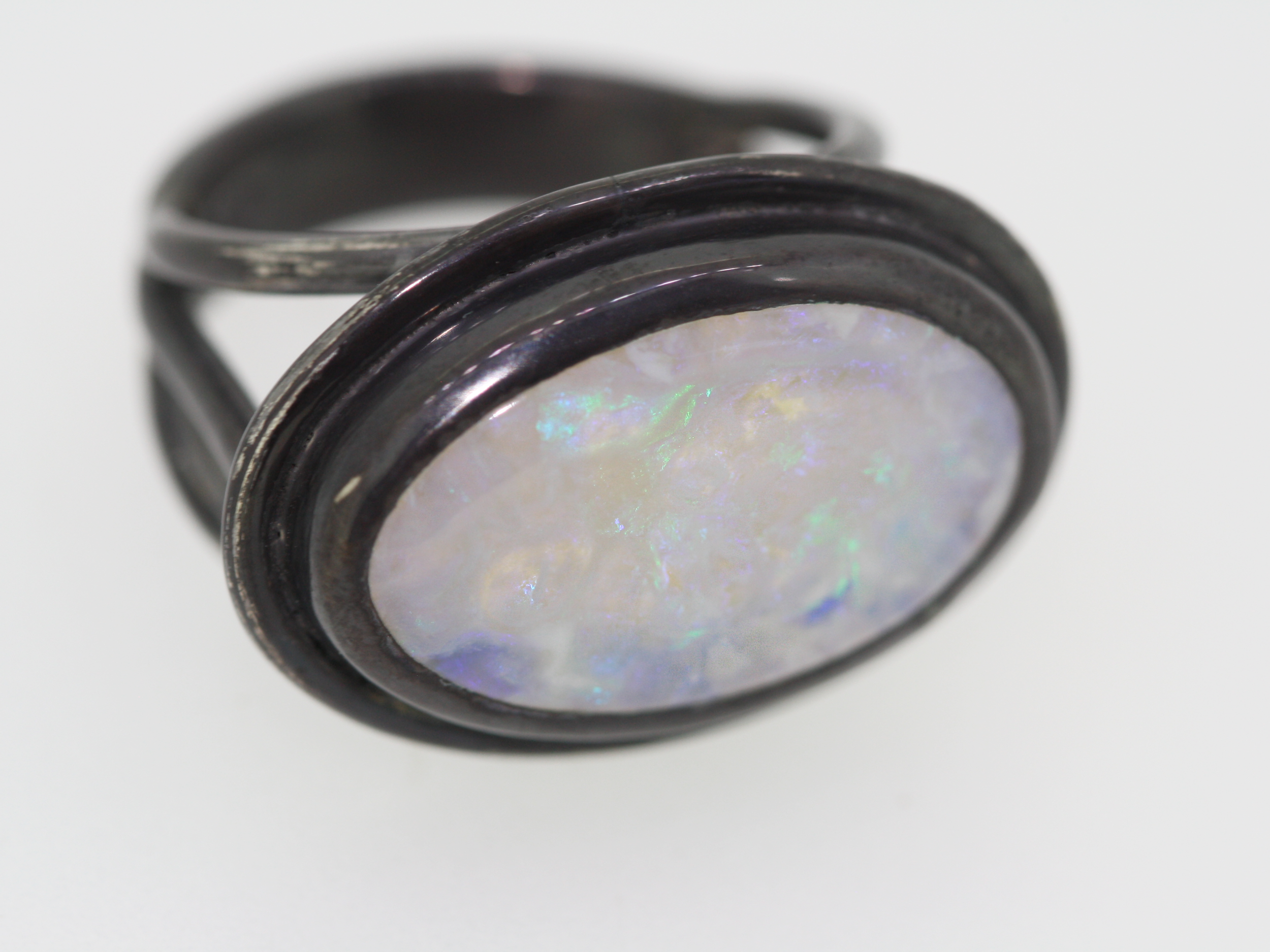 Lightning Ridge Solid Crystal Opal Silver with Black Rhodium (1).png