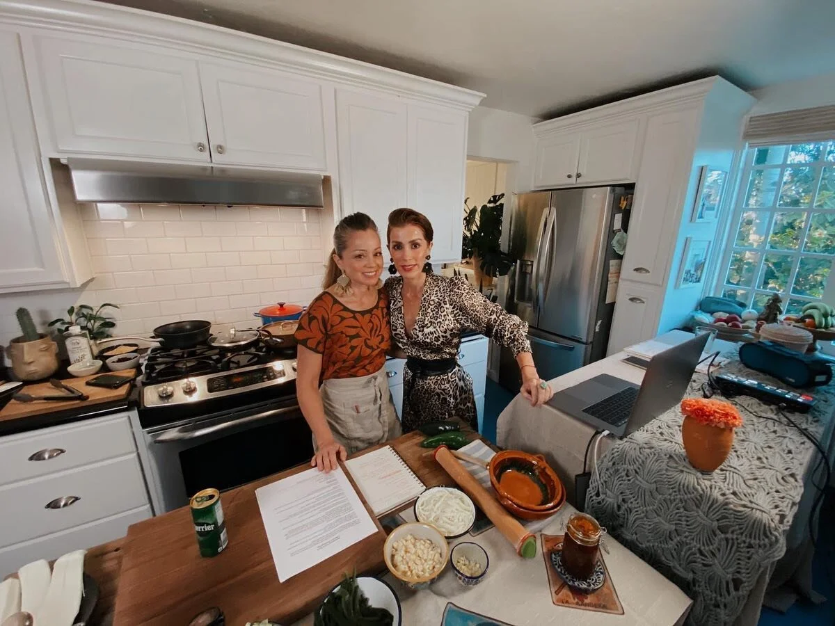 Chef Marcela brings the community together by sharing her recipes, food, music, singing, and family! 