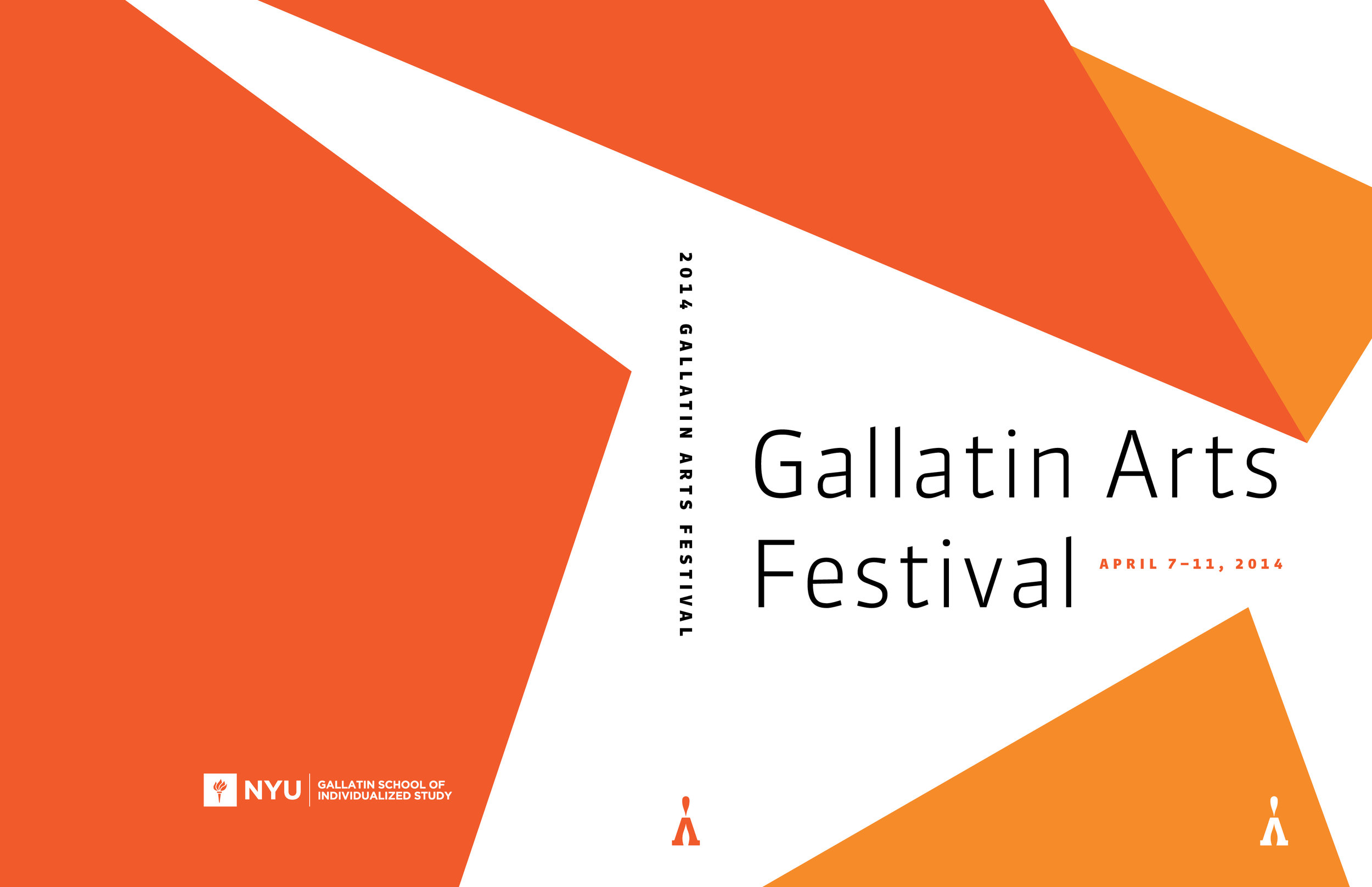 NYU Gallatin Arts Festival 2014 Catalog Cover