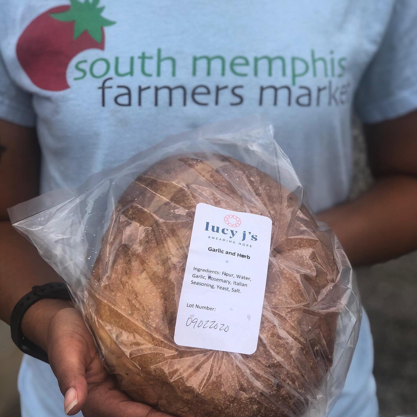 The South Memphis Farmers Market is open TODAY! Come on by and see @lucyjbakery and all our other vendors!