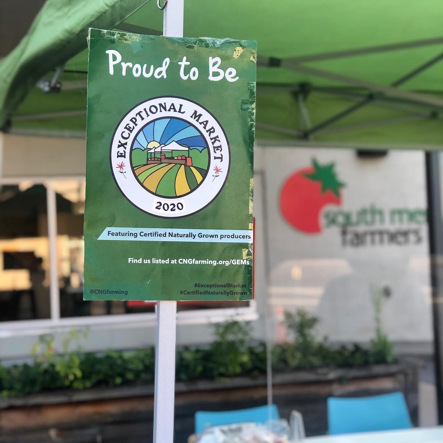 We are proud to be apart of the CNG farming family! We are open today from 8:00 am - 1:00 pm! #southmemphisfarmersmarket #exceptionalmarket #certifiednaturallygrown