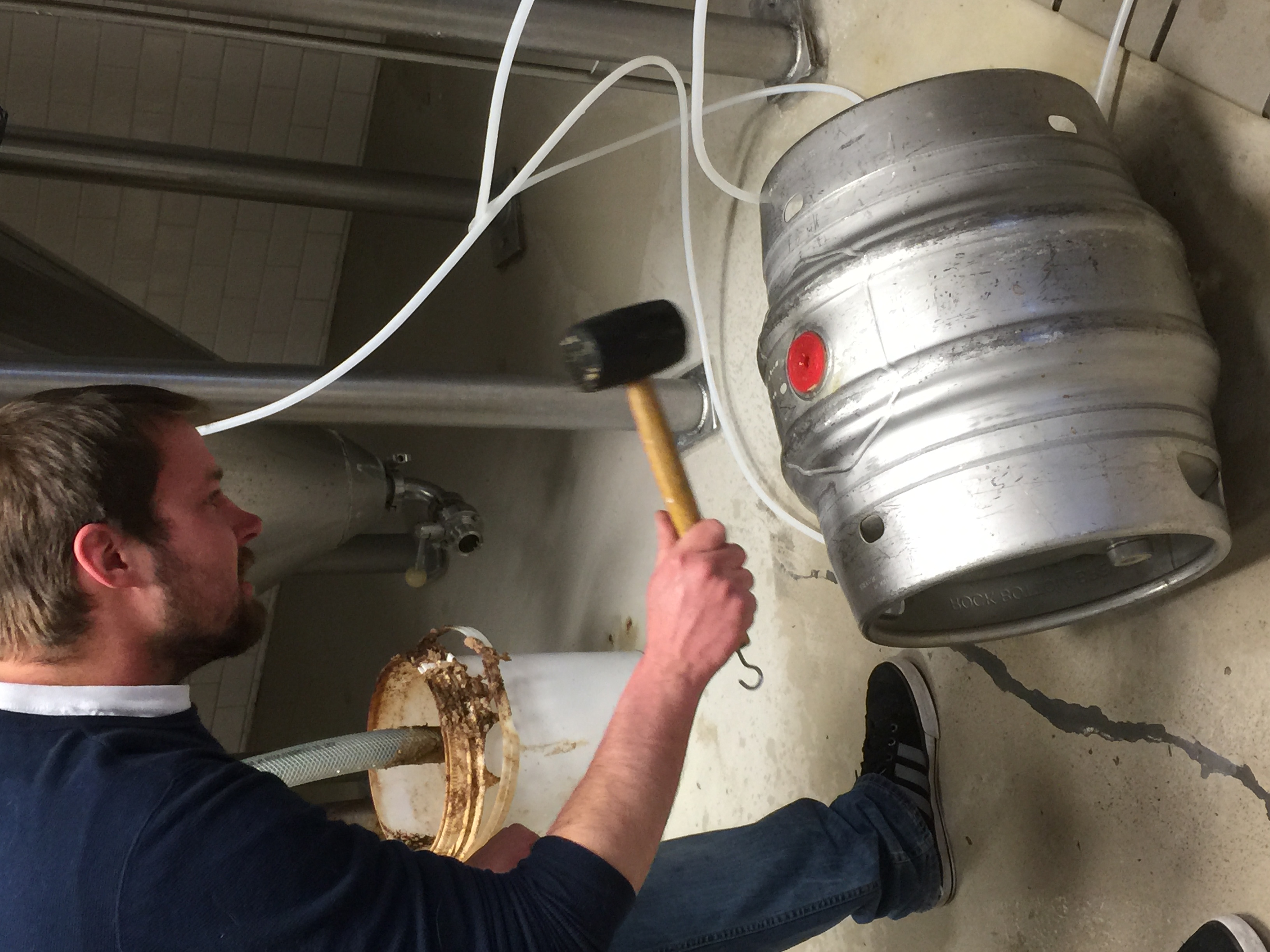 Paul banging in the bung.
