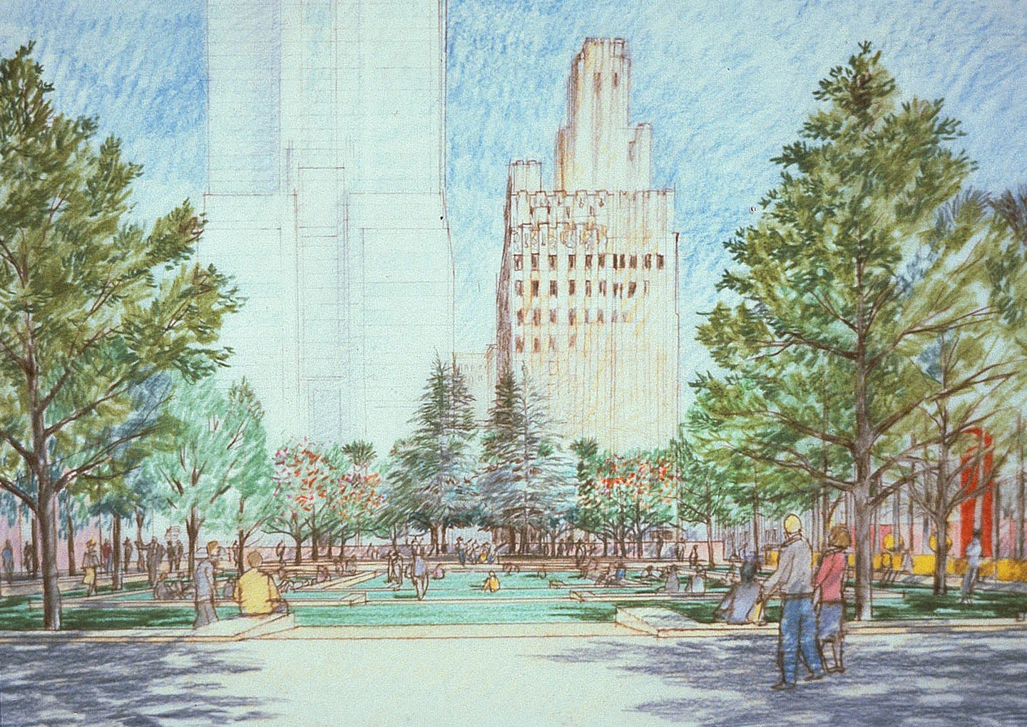 Legorreta perspective, 1991