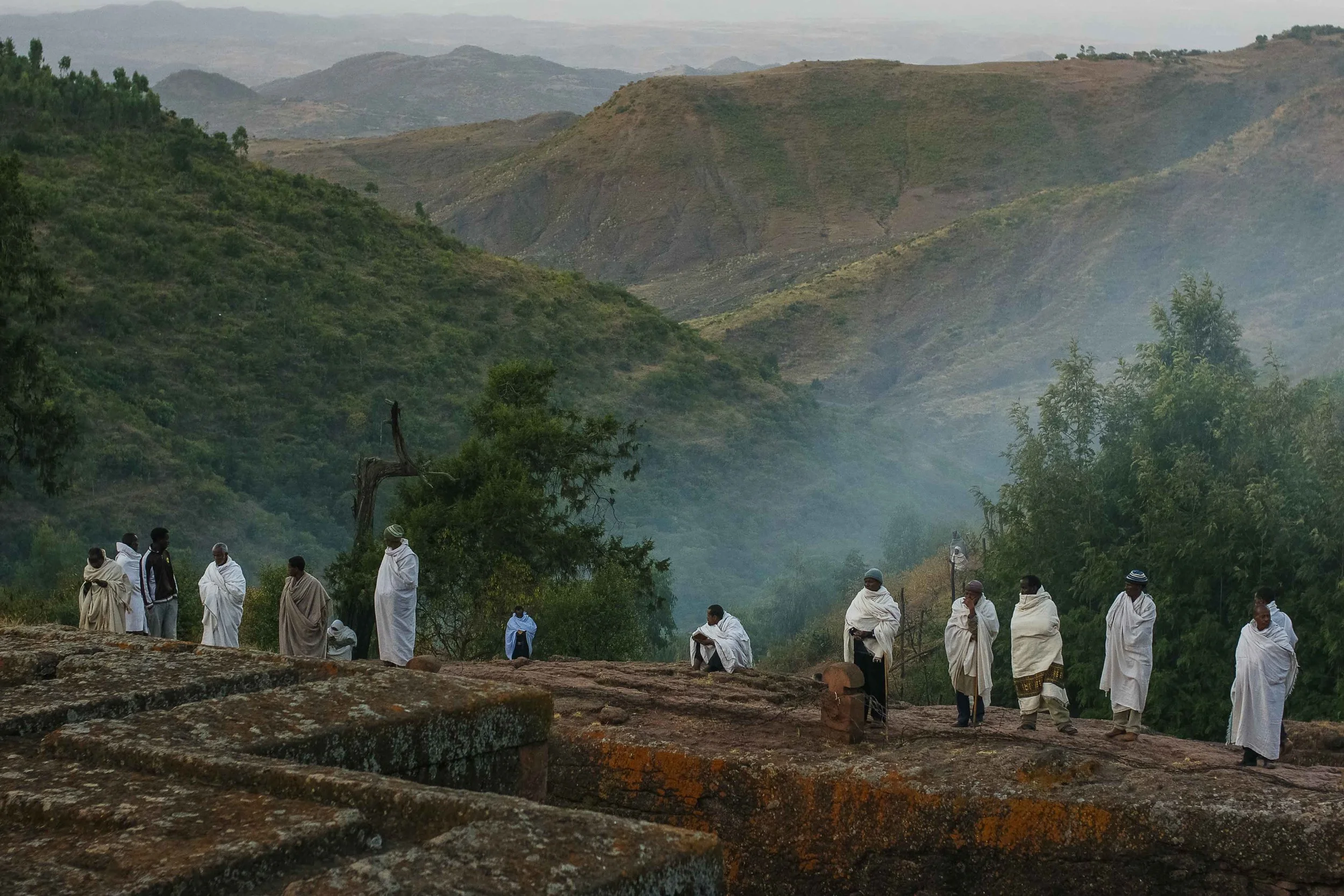 Each year for Orthodox Christmas, thousands of pious Ethiopians make the long trek to the fabled town of Lalibela, home to rock churches hewn from the mountain. They have been making this journey for hundreds of years.