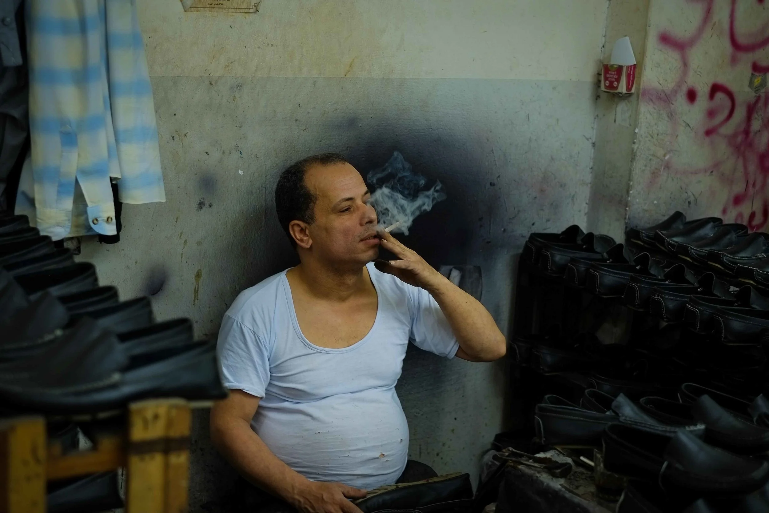 Shoe workshop, Islamic Cairo.