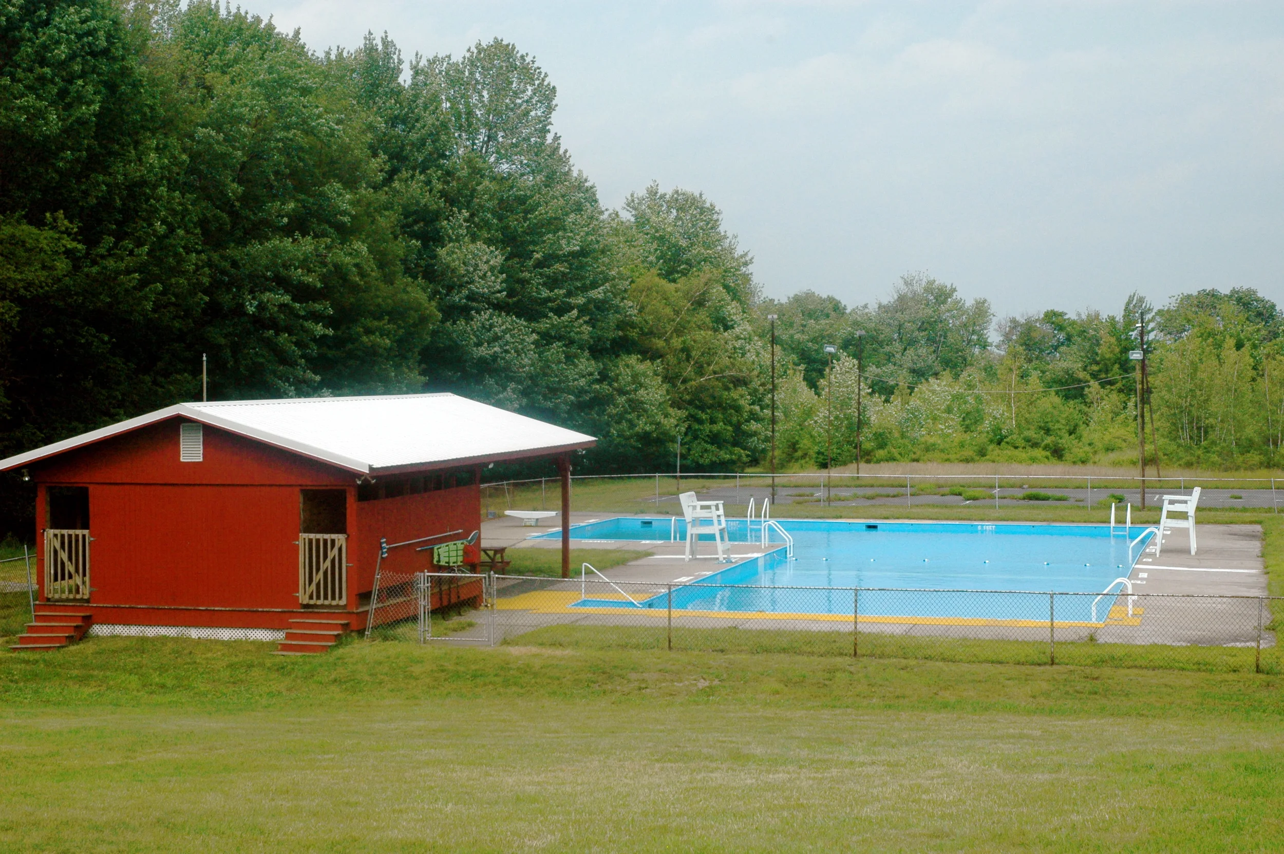 SWIMMING POOL: No Lifeguard will be on duty