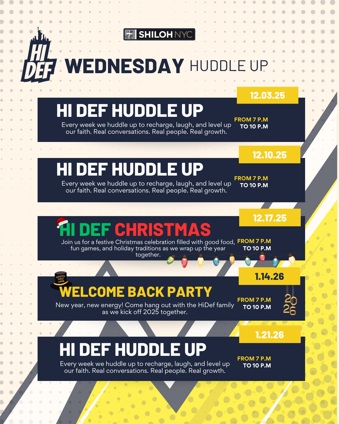 Upcoming Hi-Def Schedule