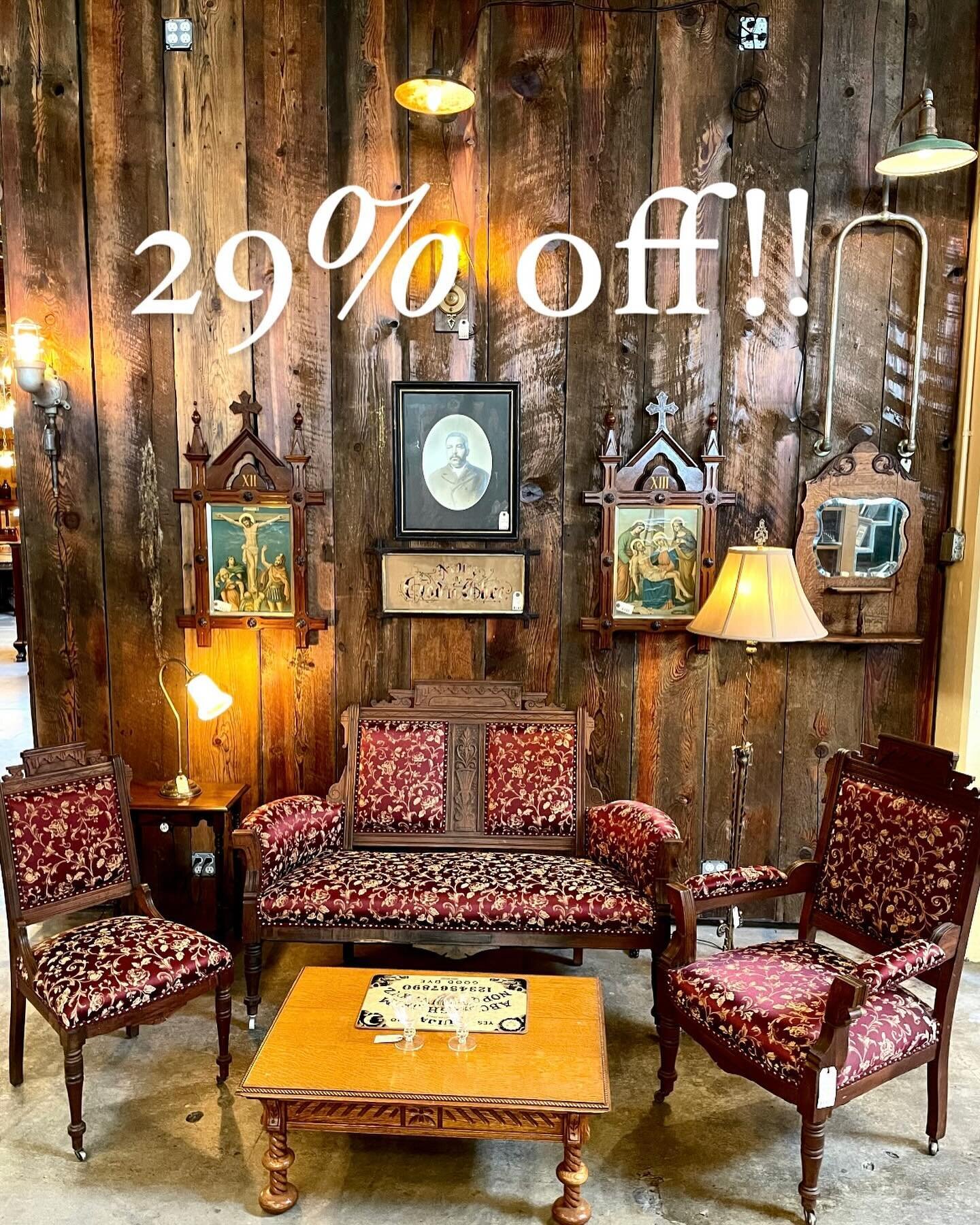 What&rsquo;s in the Leap Year Day 29% OFF sale?

All&hellip;of&hellip;it!!

If it is in the showroom,
and it has a price on it,
it is 29% off!!

Sale is Thursday, February 29th
from 8am until 8pm

Instore purchases ONLY

#portland #portlandoregon #pd