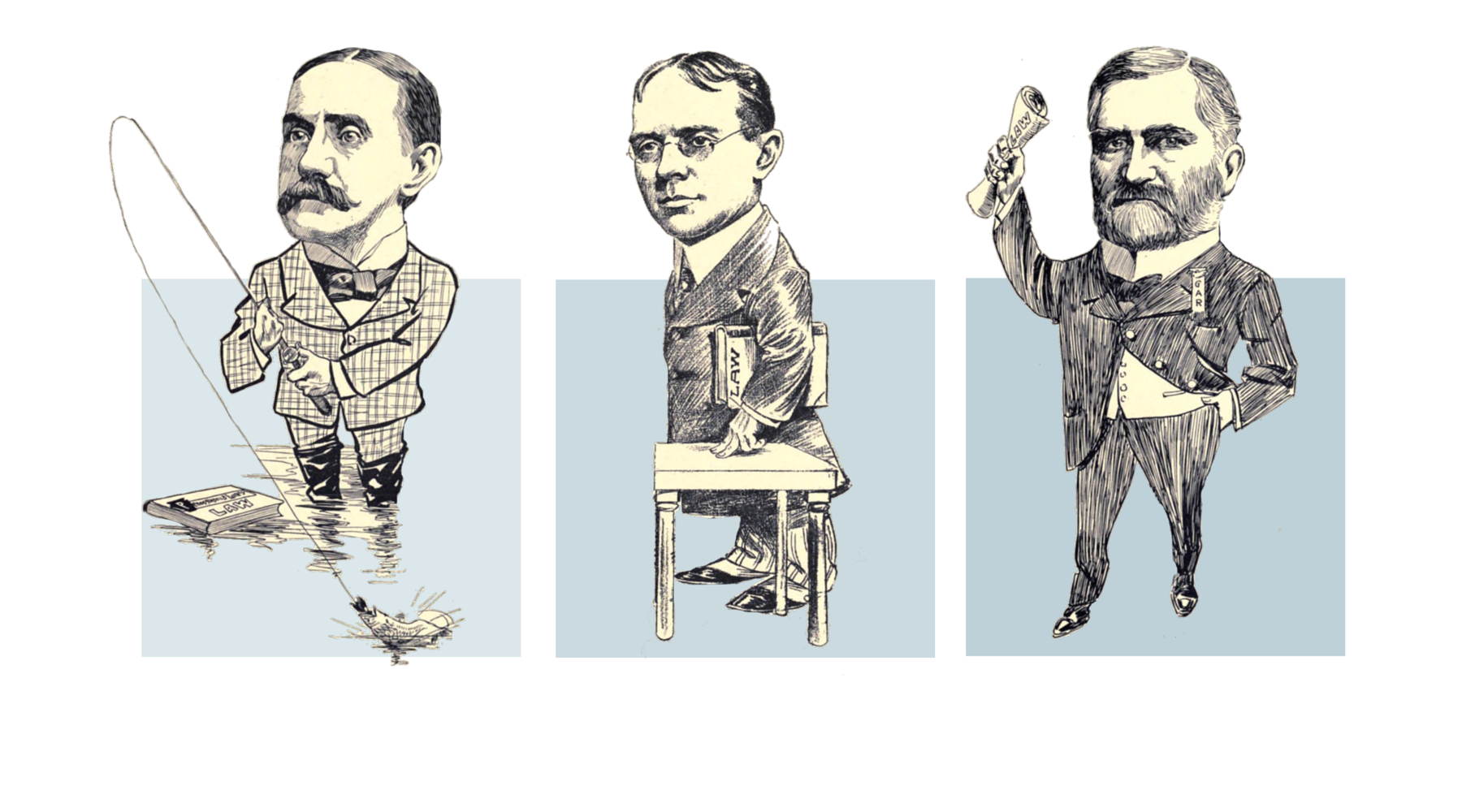 Samuel O. Pickens, Chas. W. Moores, Smiley N. Chambers (L-R) (Partners)