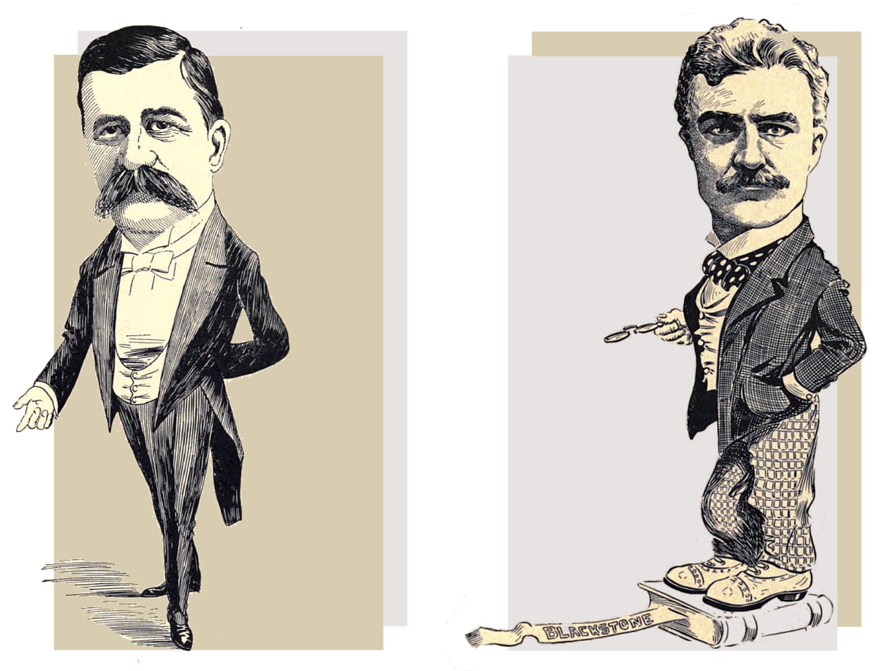 Robt. W. McBride (L) and Henry N. Spann (R)