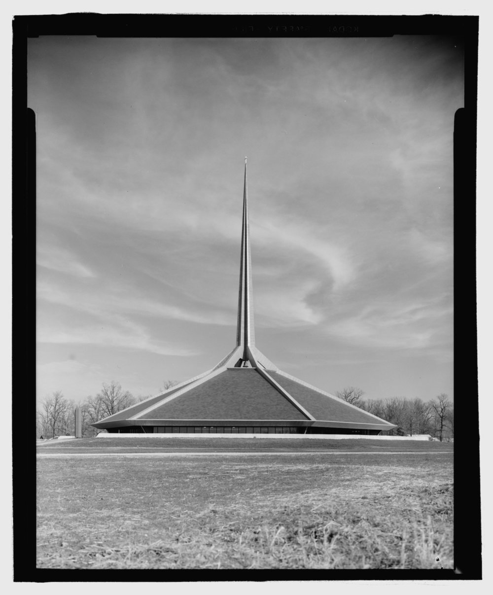  North Christian Church, Columbus, Ind. (ca. 1960). Image via Library of Congress. 