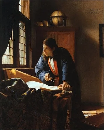 Johannes Vermeer - Il Geografo, 1668.
