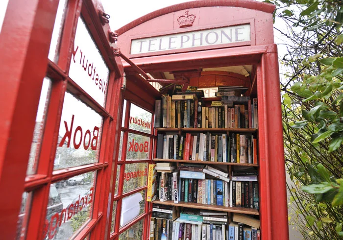 La cabina telefonica di Westbury, in Inghilterra