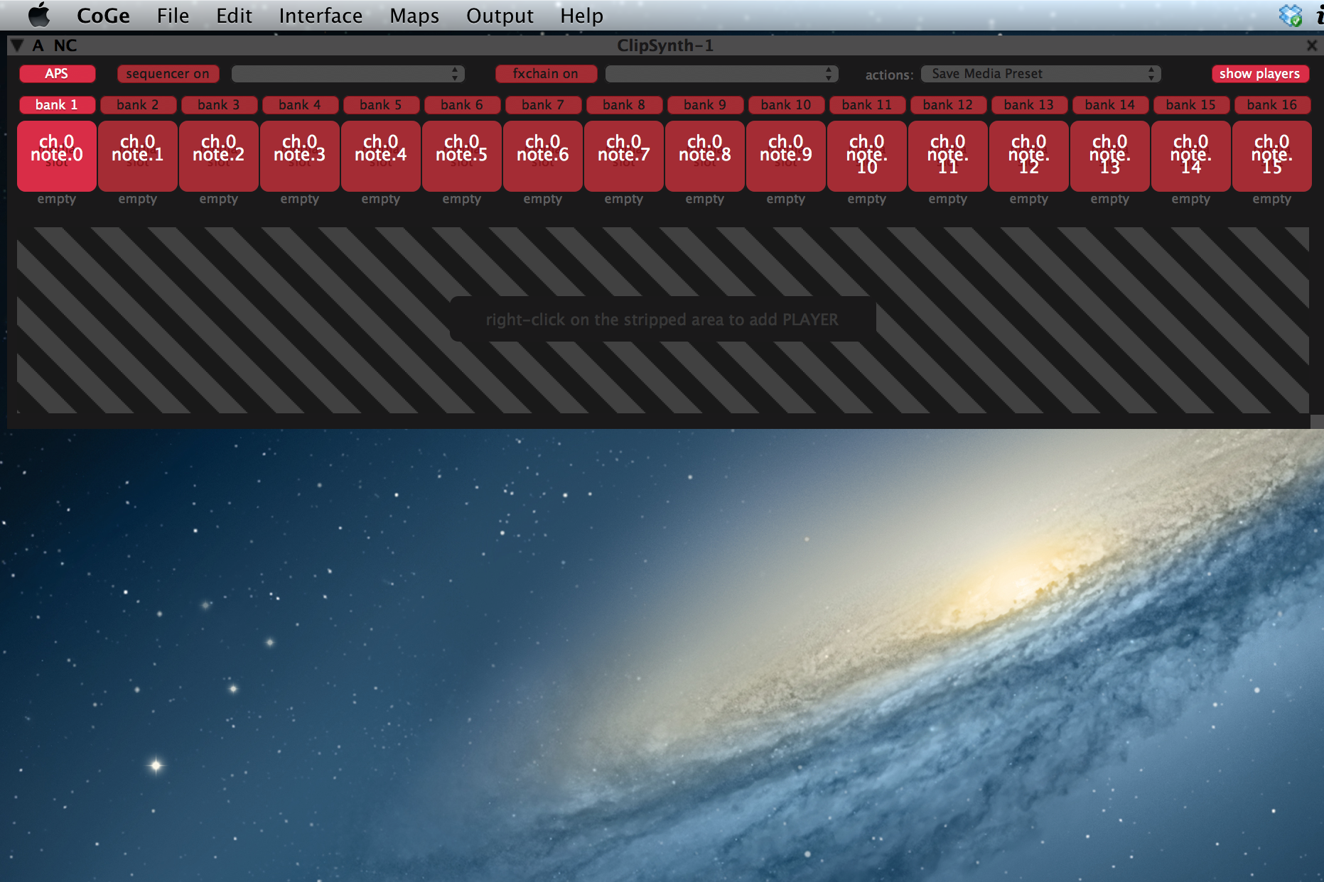 Auto MIDI Map Mode for receiving notes in CoGe ClipSynth.