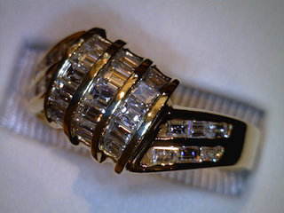 After Channel Repairs have been completed. Note the secure amount of gold between the diamonds on the channel
