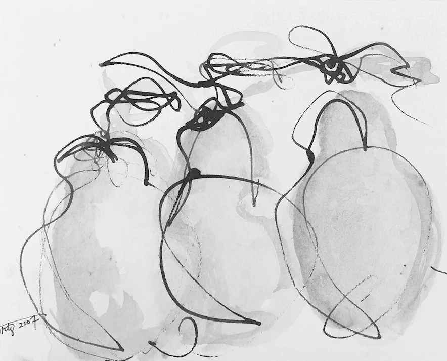 Pears at Attention