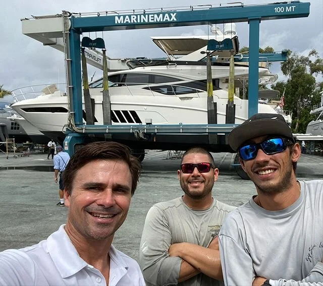 Tag someone who appreciates all the work that goes into fixing and maintaining boats.
We brought Relentless into the Marinemax Dania Shipyard with the new owner for some much needed service. It was a marathon of projects in a short amount of time but