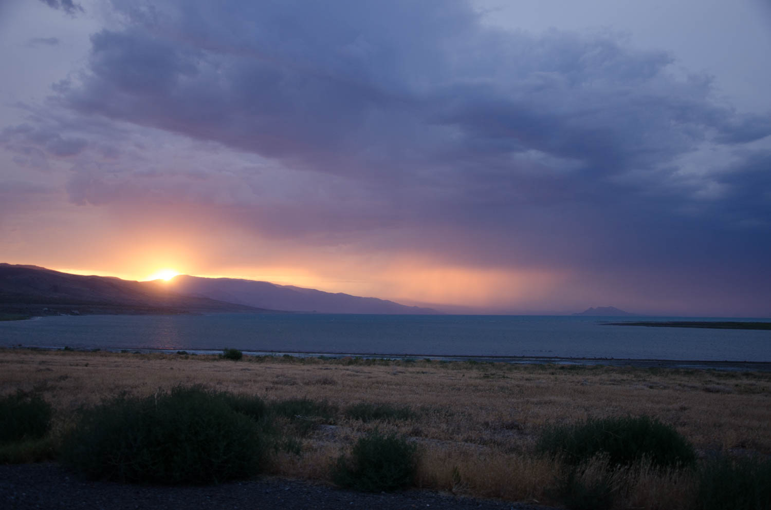  Sunset storm...