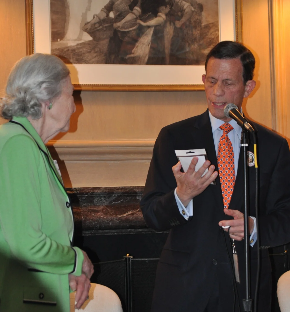steve grossman gives audrey the dem donkey.jpg