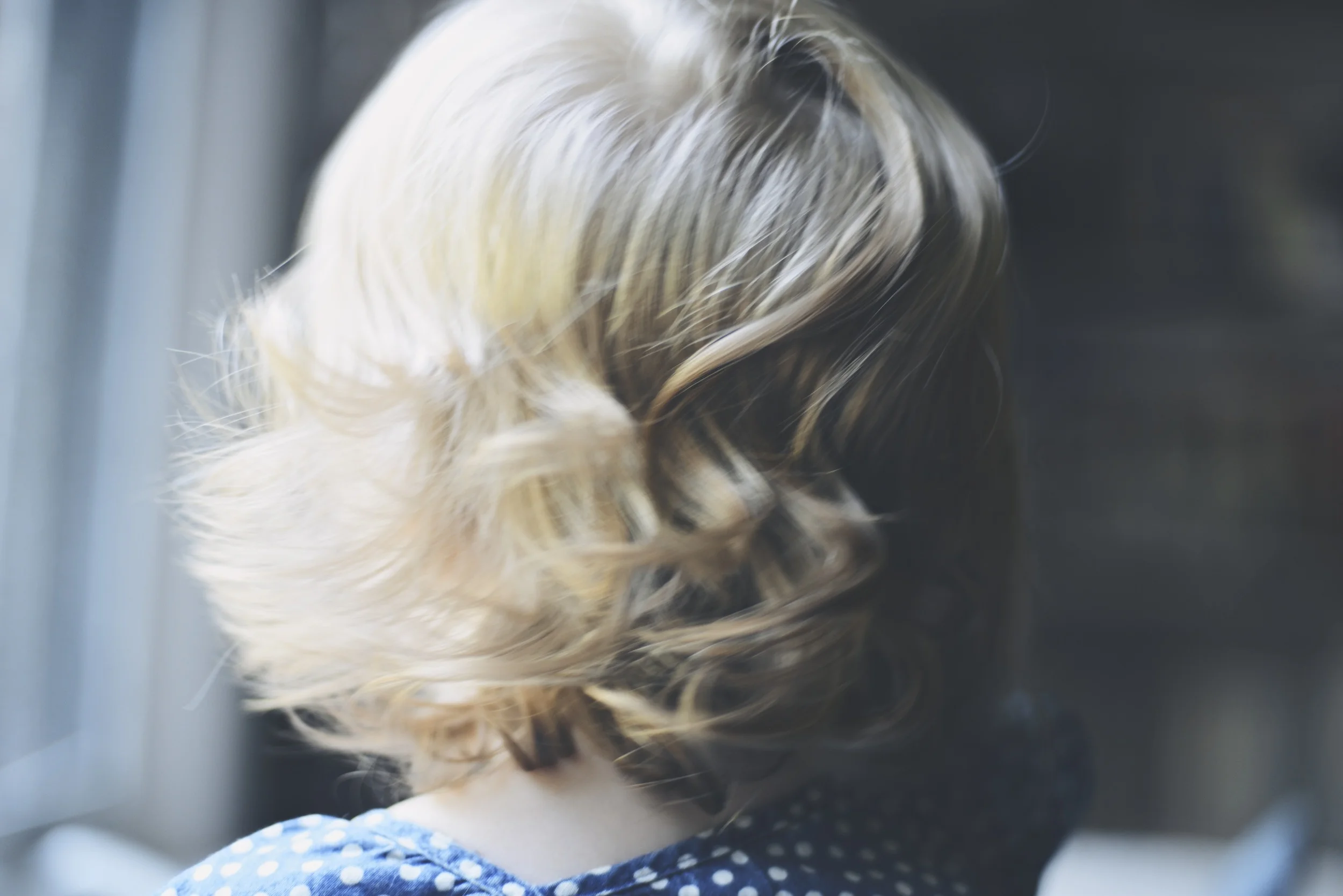 I love the way her hair curls when its been washed, or when its humid out.