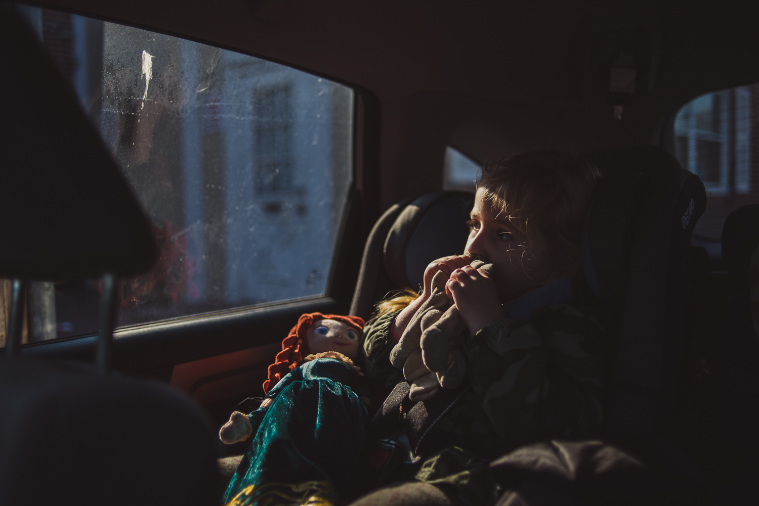 Headed to school.