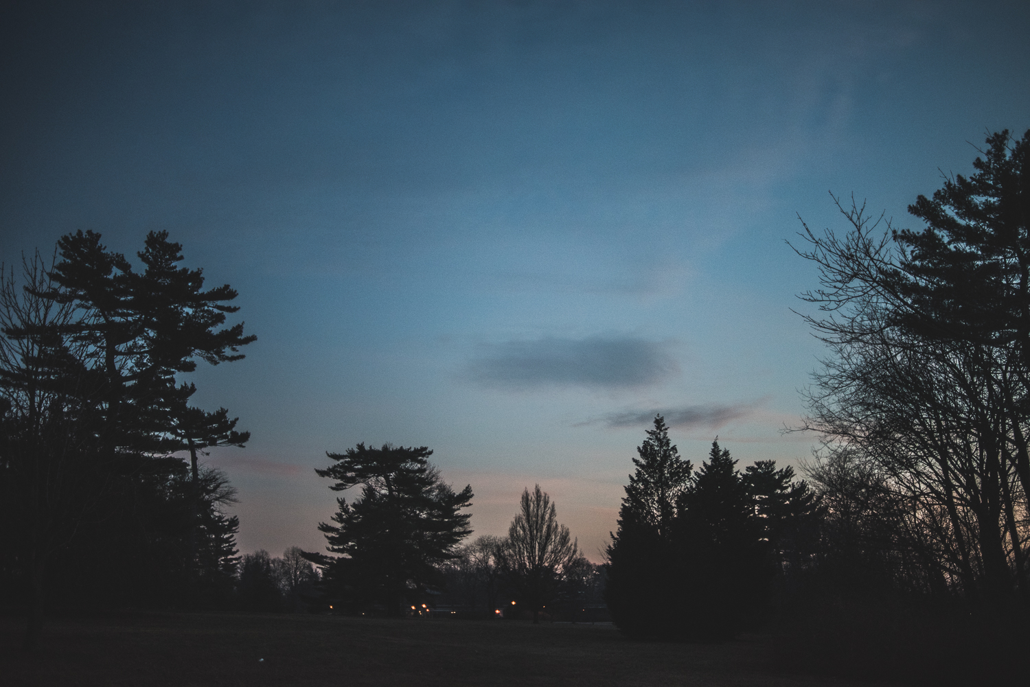 End of the day.