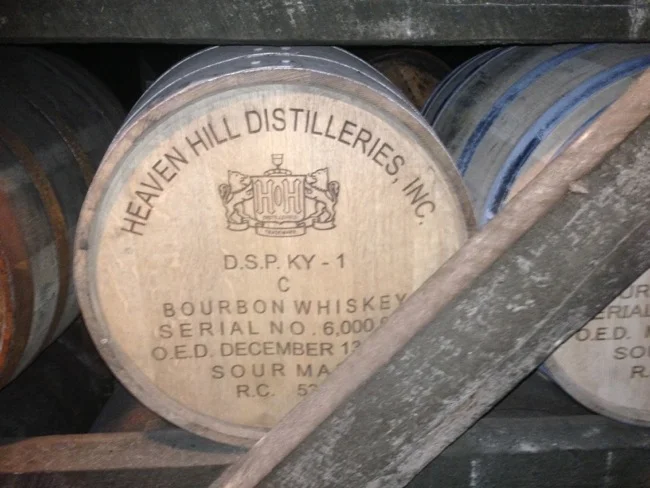 The historic 6,000,000th barrel of Heaven Hill whiskey