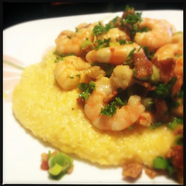 Shrimp and Grits, a perfect dinner