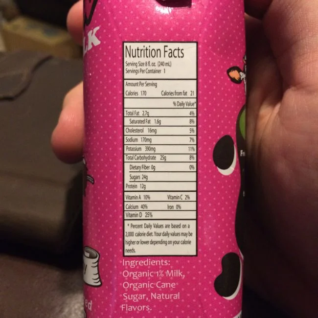 With 12g of protein and only 2.7g of fat, Cow Wow delivers a pretty healthy product to our kids