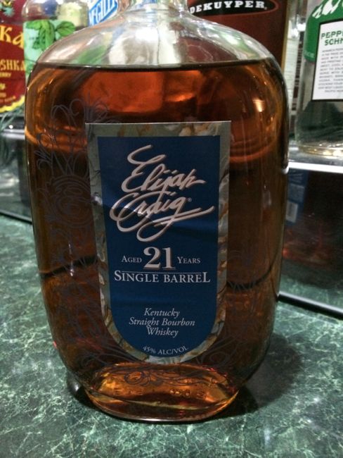 21 yo Elijah Craig Single Barrel Bourbon