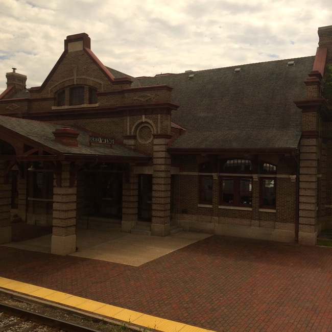 Amtrak Station at Red Wing, Minnesota