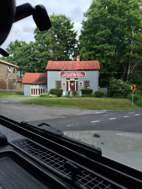 Historical building have to be repurposed if you want to have a business along the main roads in many small towns