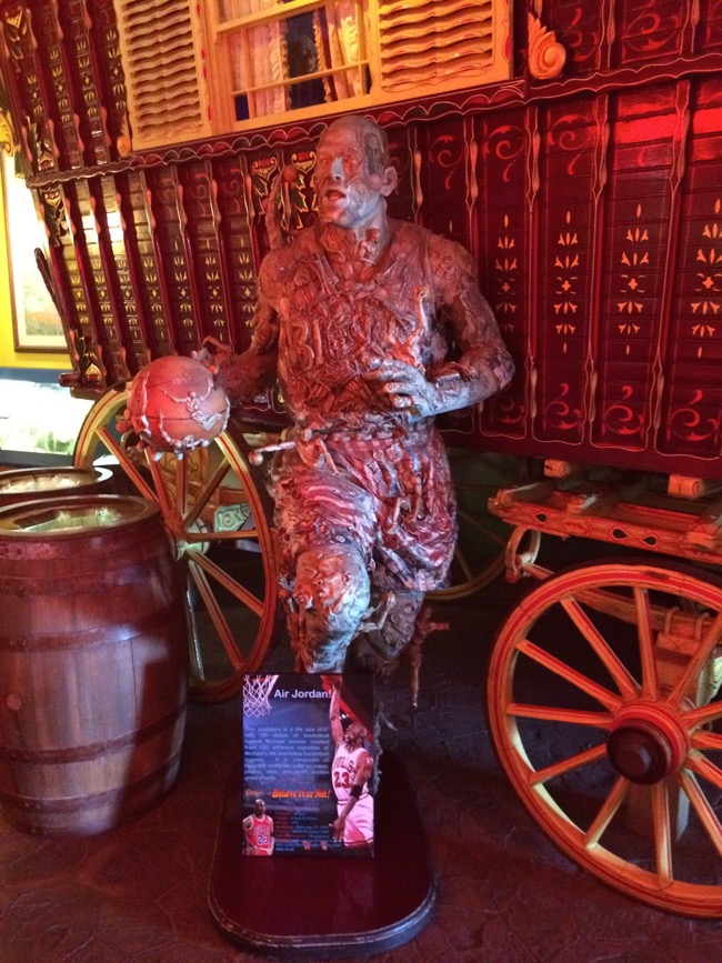 This is the most bizarre sculptural tribute to Michael Jordan I think the world will ever know!