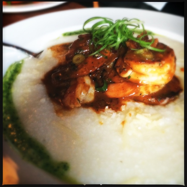 My Low Country Shrimp-n-Grits was perfectly prepared and seasoned, like I was at a Southern Mississippi diner