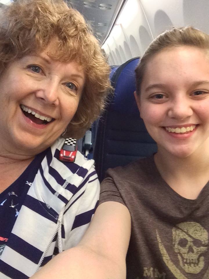 Andrea and Grandma take a selfie!