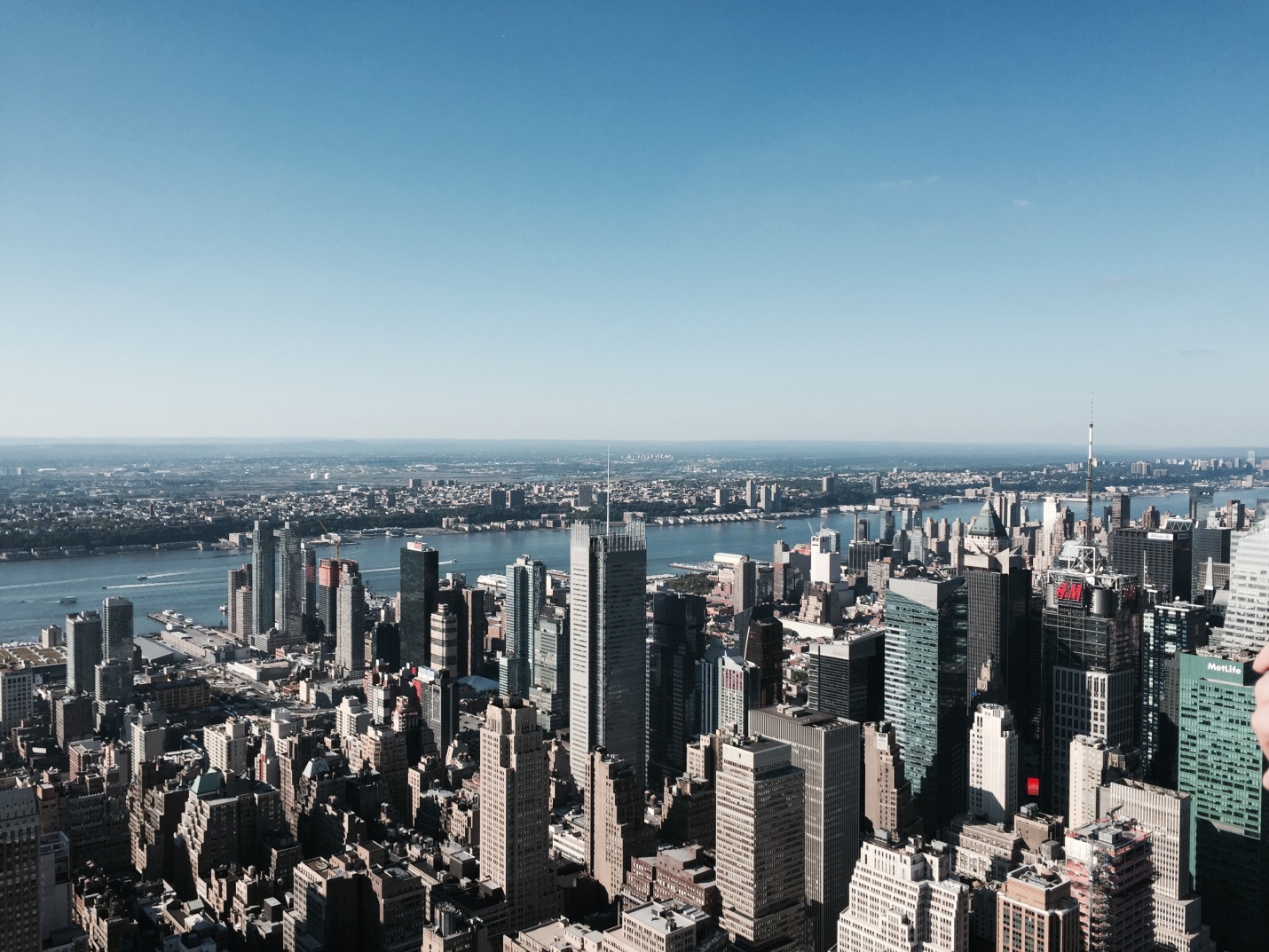 The view from the Observation Deck – Empire State Building