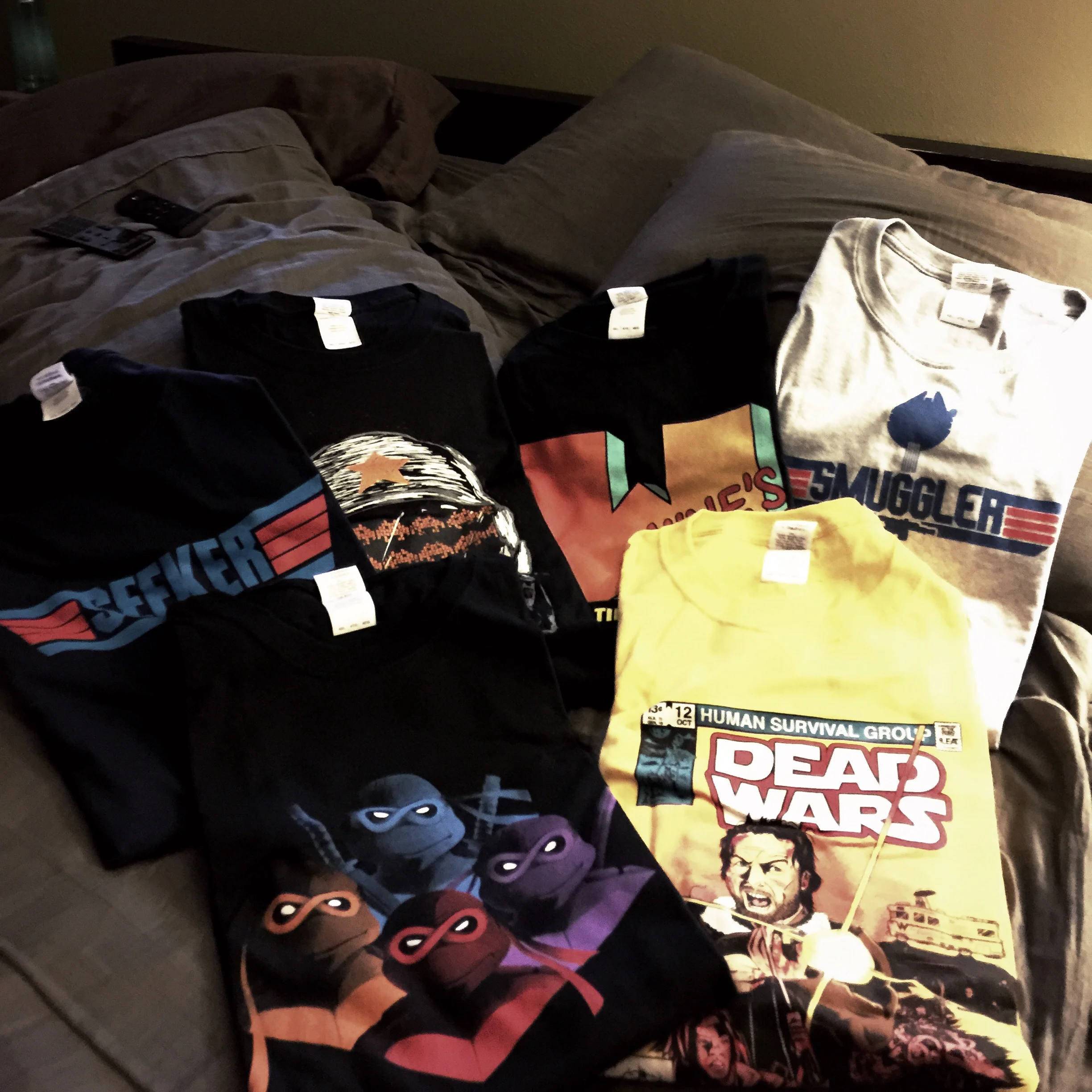These are just some of the tees to arrive from the guys at pop-up-tees this month