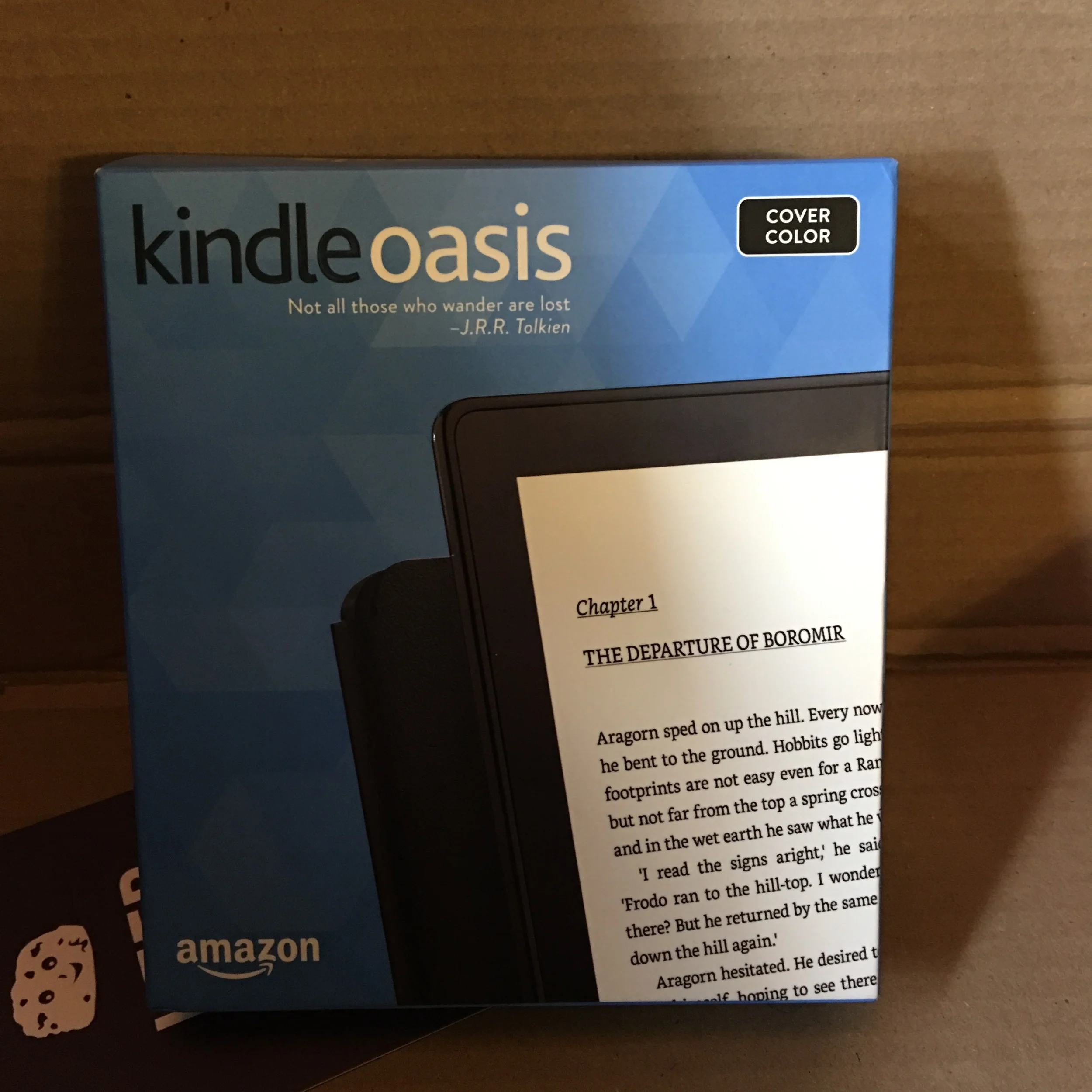 The newest member of the Kindle family: Oasis arrived today
