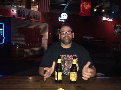 What's a guy to do when his buddy wanders away and the next round comes?