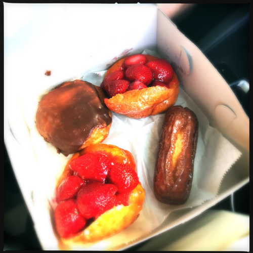 The donuts from Glendora's Donut Man were amazing