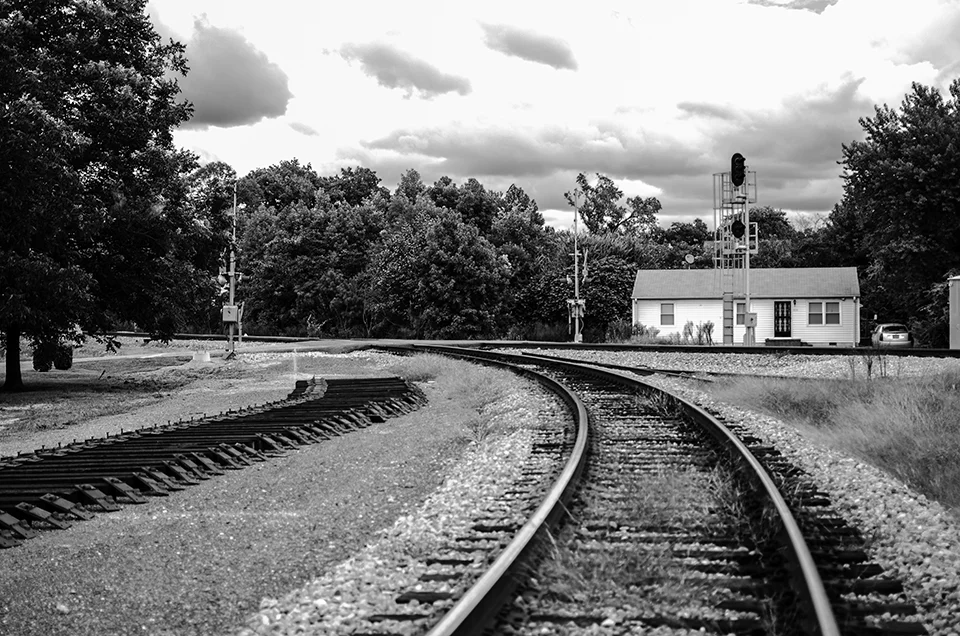 railroad tracks in chesapeake, virginia