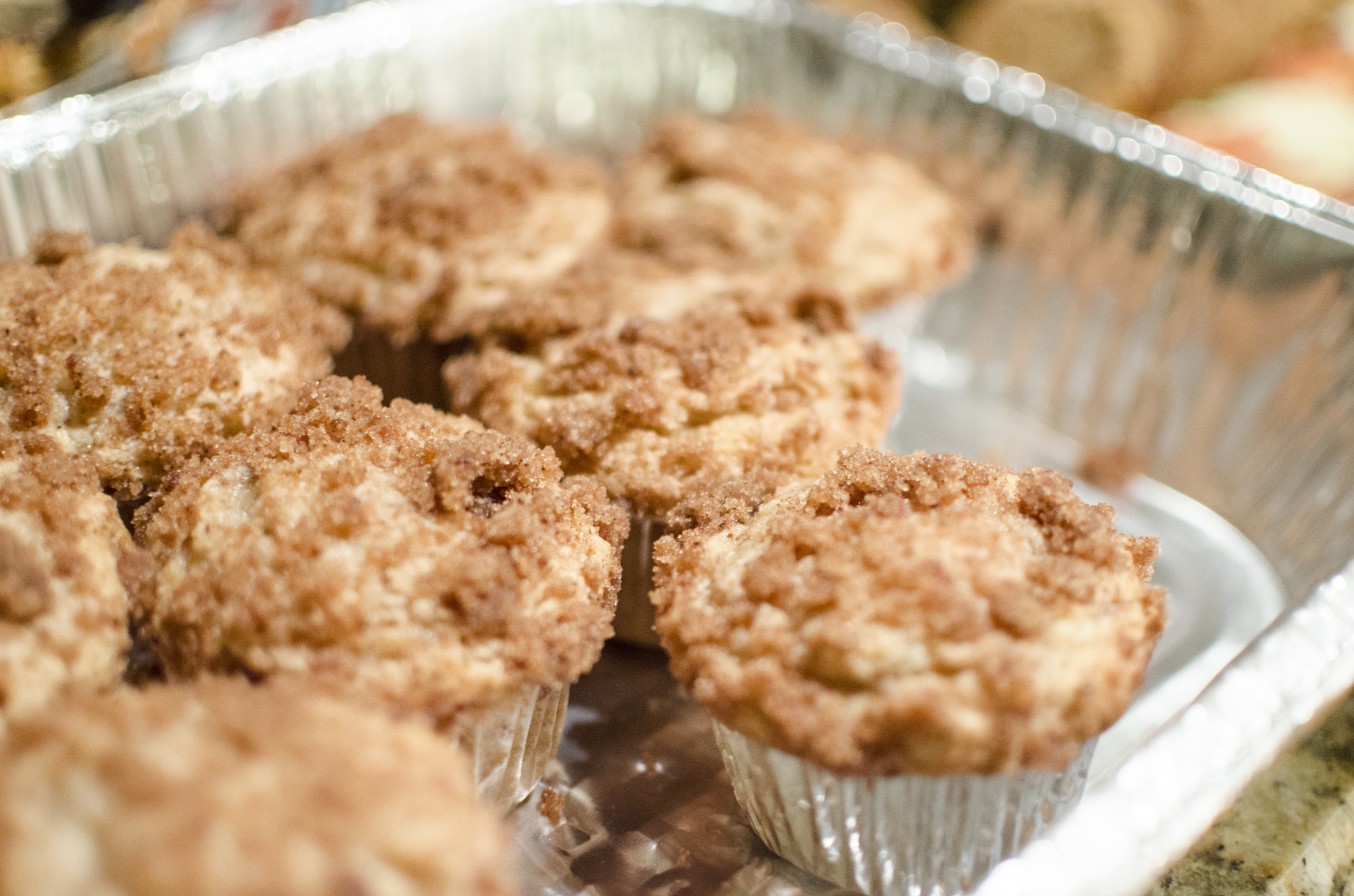 Cinnamon streusel muffins