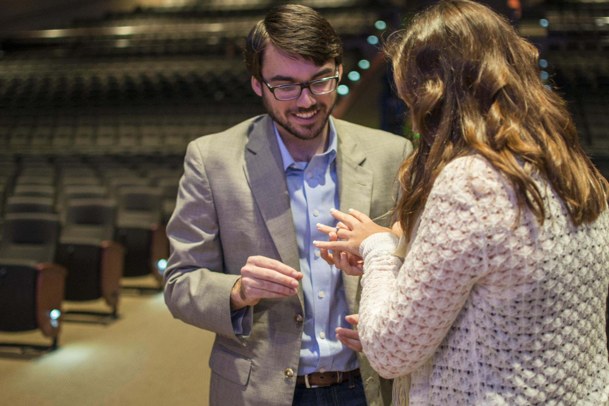 proposal at liberty baptist church in hampton, virginia
