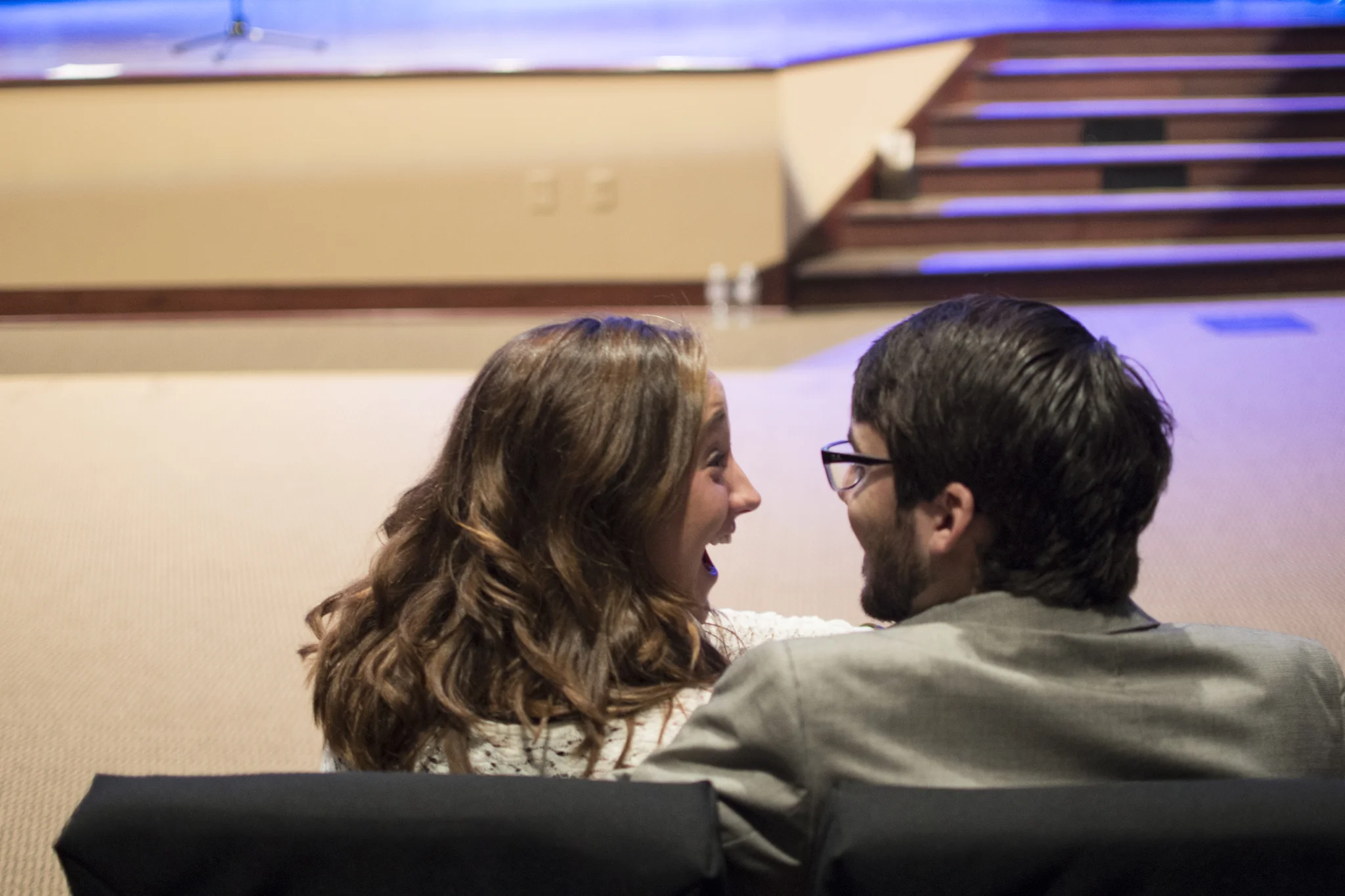 proposal at liberty baptist church in hampton, virginia