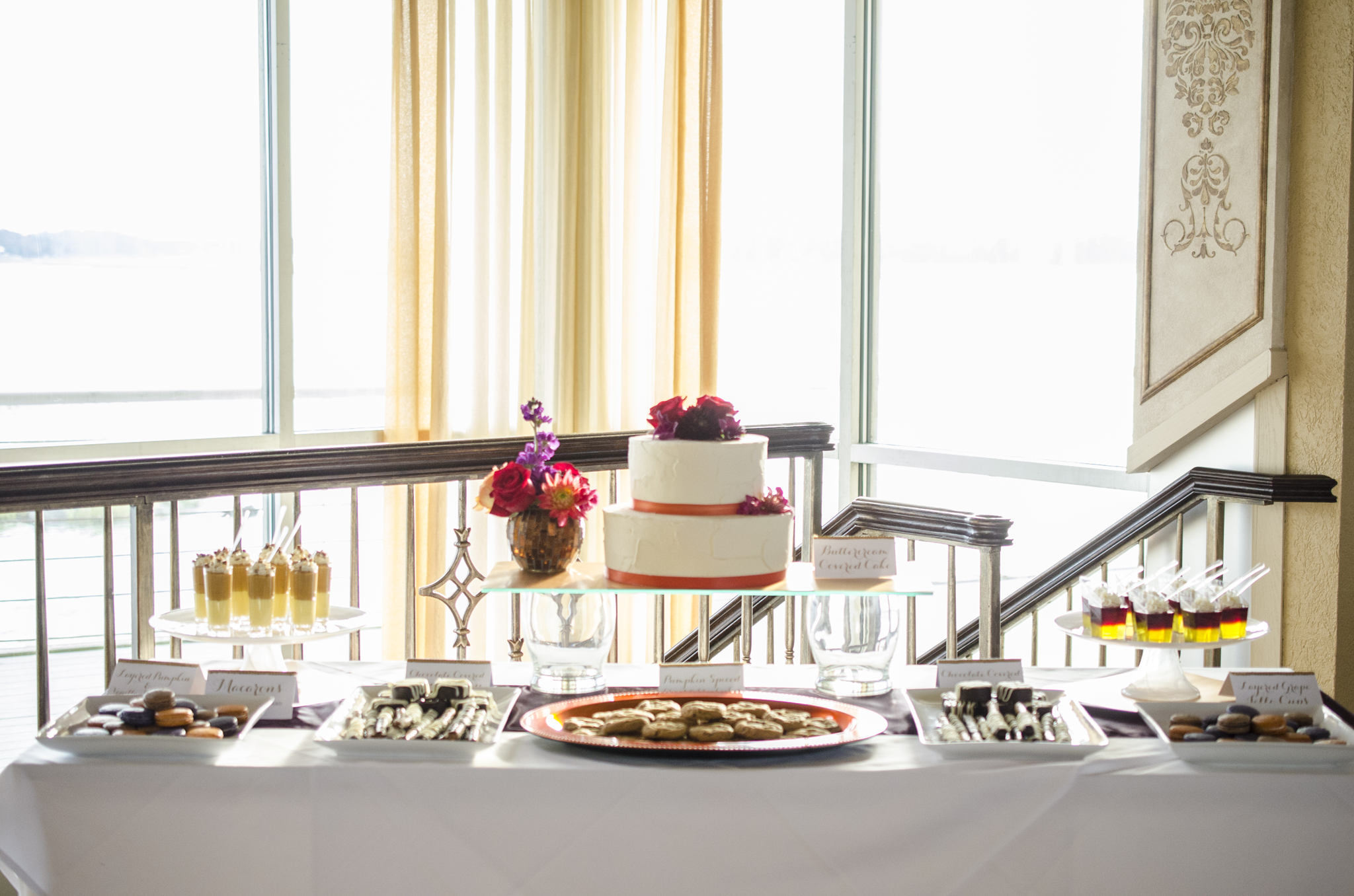 Sweet Temptations Dessert Cafe at Lesner Inn Virginia Beach wedding photographer