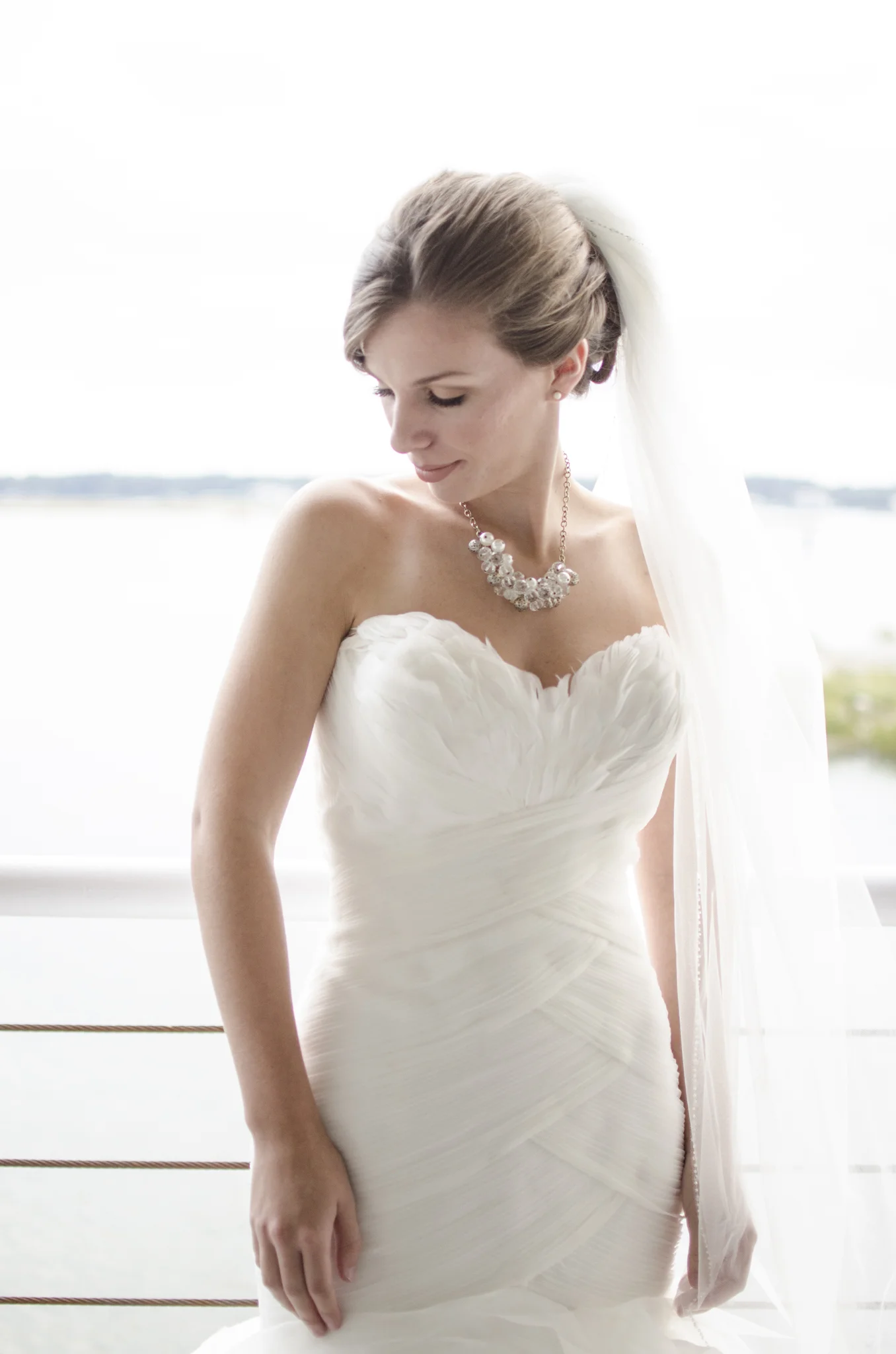 Annemarie Akins bride at Lesner Inn Virginia Beach wedding photographer