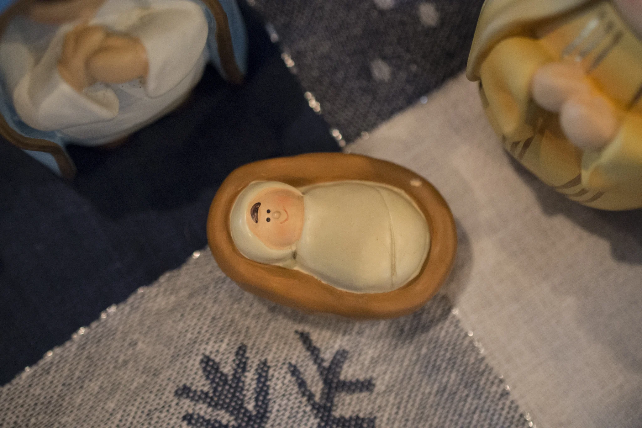 Hallmark nativity scene