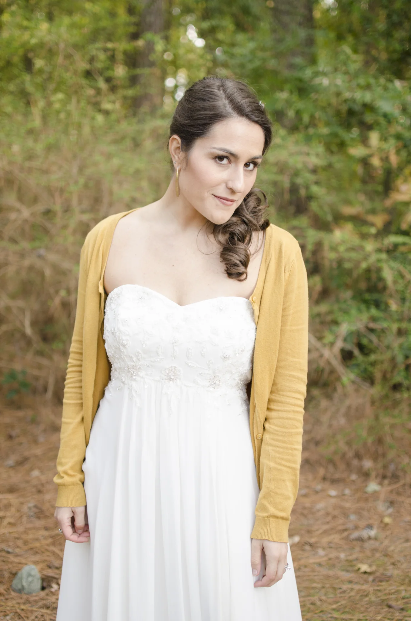 Bridal portraits in Red Wing Park, Virginia Beach